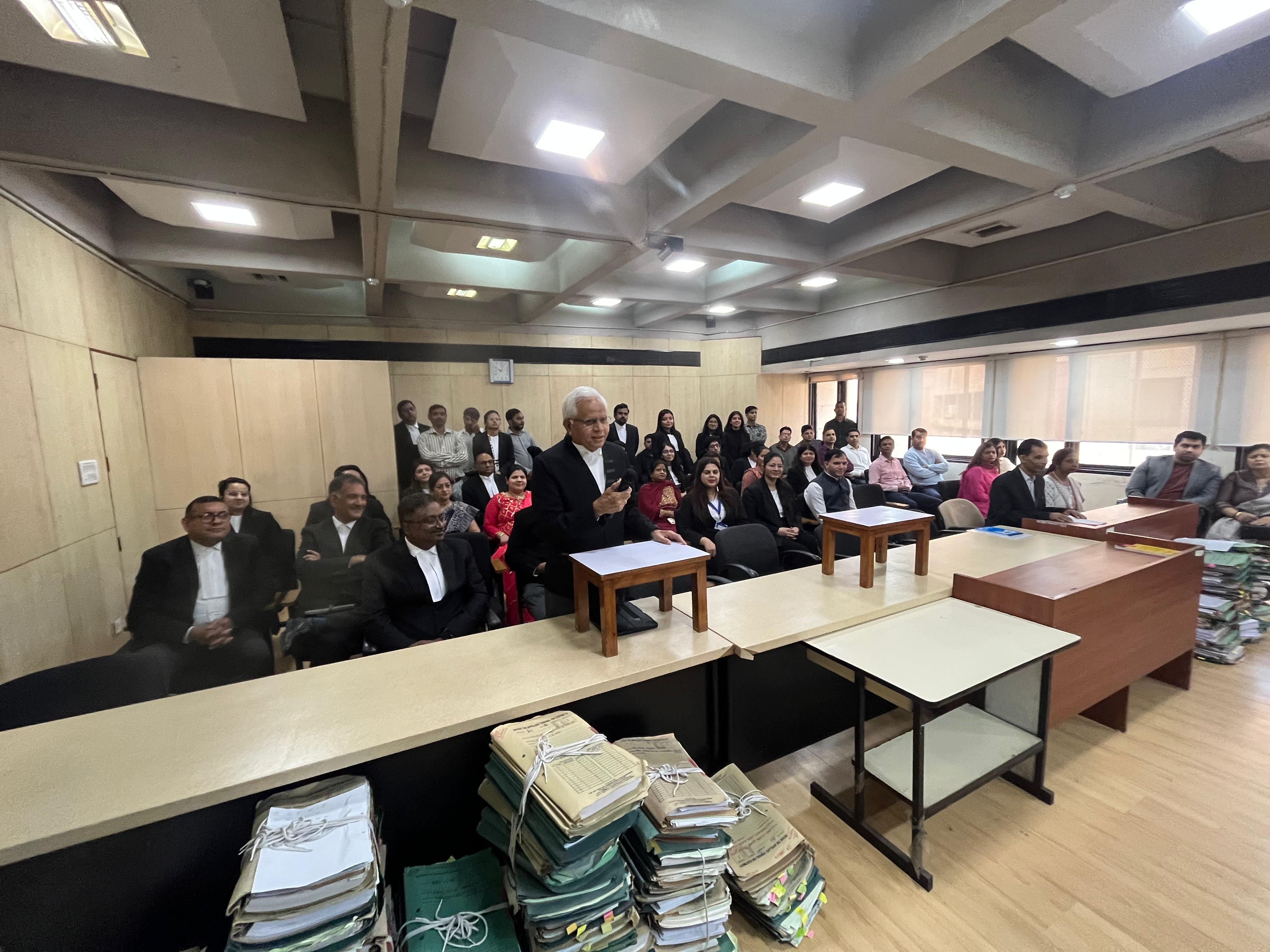 SWEARING-IN CEREMONY OF JUDICIAL MEMBER Mr. VB